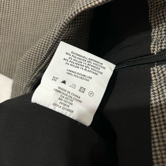 FRANK & OAK CHECK PANTS - Picture 10 of 10